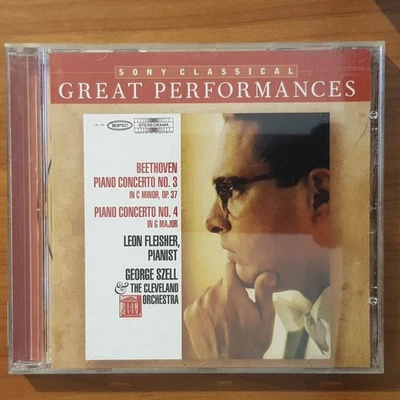 LEON FLEISHER beethoven piano concert no 3 & 4 NM/EX (CD Album, Klassik) - Bild 1 von 4