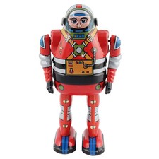 Roboter Astronaut Raumfahrer rot Blechroboter