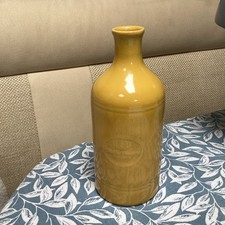 Emile Henry Made In France Yellow Vase Oil Cruet Bottle