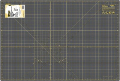 OLFA RM-MG/NBL 24 x 36 Double Sided Rotary Mat, Gray