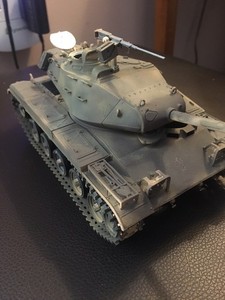 1/35th Tamiya :  M-41 WALKER BULLDOG TANK Model Kit (built)