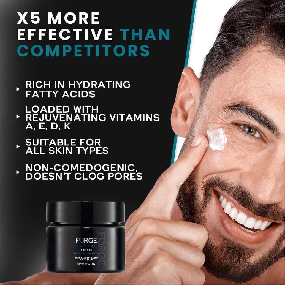 Original Men's Wrinkle Defense Beef Tallow Balm for Skin| Beef Tallow for Ski... - Image 3 of 4