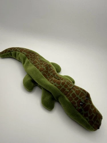 Ty Beanie Baby Ally the Alligator 1994 Stuffed Animal Vintage As Is