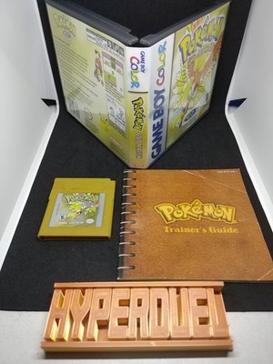 Pokémon Gold OEM Authentic Cart MANUAL Booklet Red Blue Case FREE S&H IN USA
