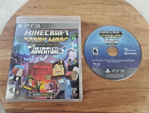 PS3 Minecraft Story Mode The Complete Adventure Telltale NO MANUAL (PS3, 2015)