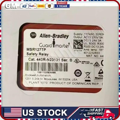 New 440R-N23131 AB 440R Single Function Safety Relays MSR127TP US Free Tax
