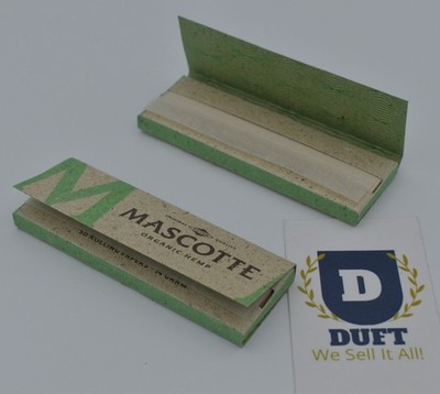 Mascotte Rizla Rolling Paper Smoking Bio Hanf extra dünn 1 3 10 20 50 Box