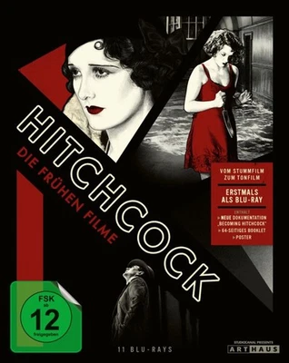 ALFRED HITCHCOCK Die frühen Filme +neue Dokumentation 11 BLU-RAY BOX +64 Booklet - Bild 1 von 2
