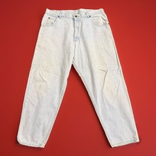 Lee Vintage Light Wash Jeans 34x28 Relaxed Fit USA Made High Rise