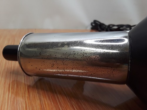 Vintage Desk Lamp Black & Chrome Flexable Gooseneck 40w New Bulb Included - Picture 9 of 19
