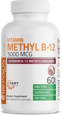 Bronson Vitamin Methyl B-12 5000mcg Methylcob...