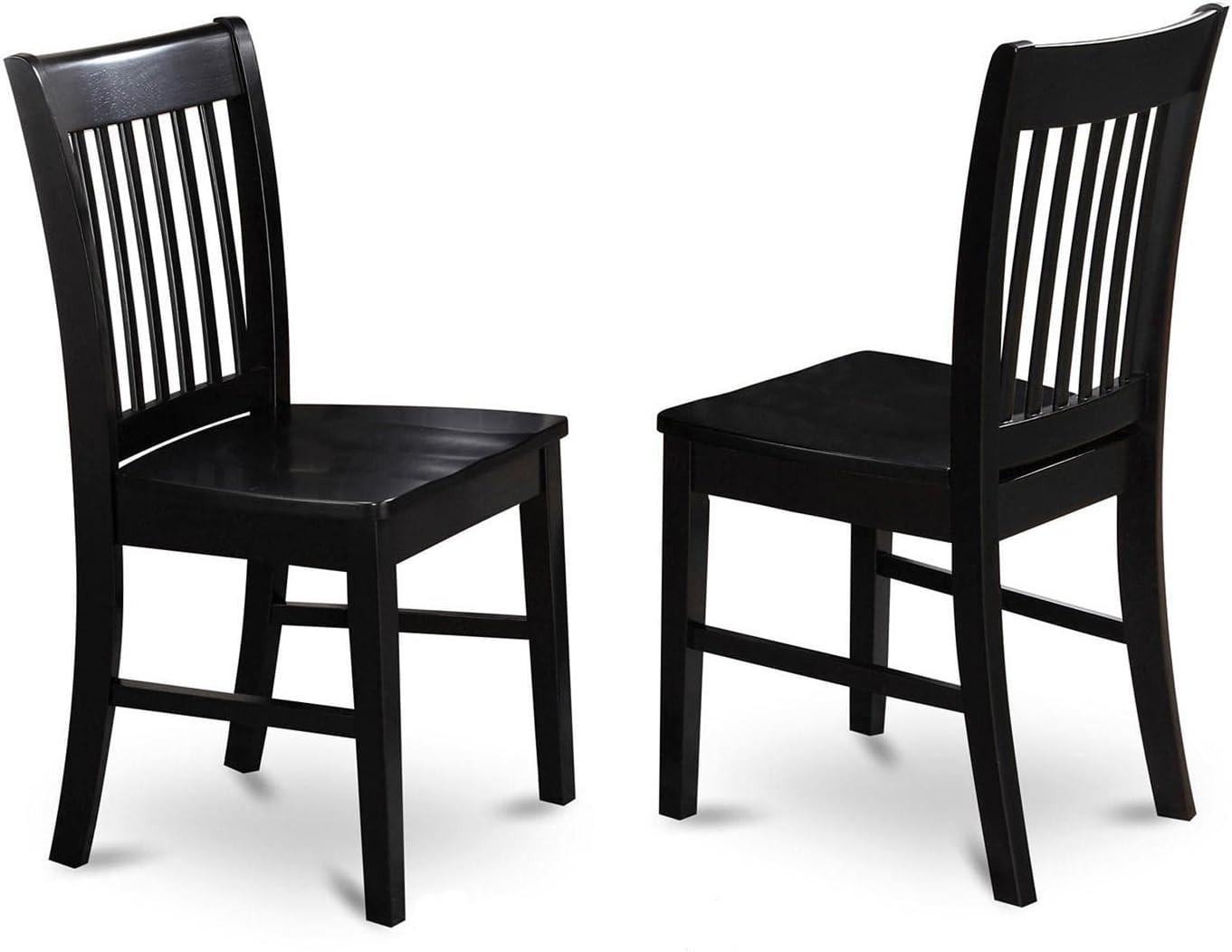 S - Slat Back Wood Seat Kitche