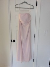 Azazie Blush Strapless Maxi Dress