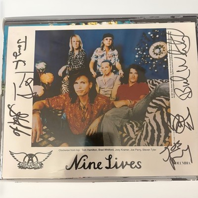 Aerosmith Signed Autograph 8 x 10 Photo Fully Signed - No Authentication