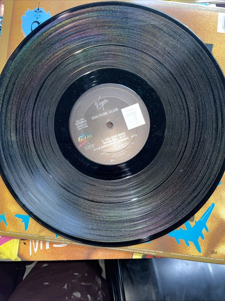 Culture Club – The War Song (Ultimate Dance Mix) 1984 Virgin Records Vinyl, 12" Foto 4 de 4