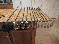 TaylorMade Rocketbladez Stage 2 Iron Set 4-PW+AW + Callaway Driver + Putter 