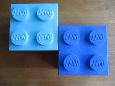 Neu*2 Lego Aufbewahrungsboxen 2x2*Lunchbox*Au...
