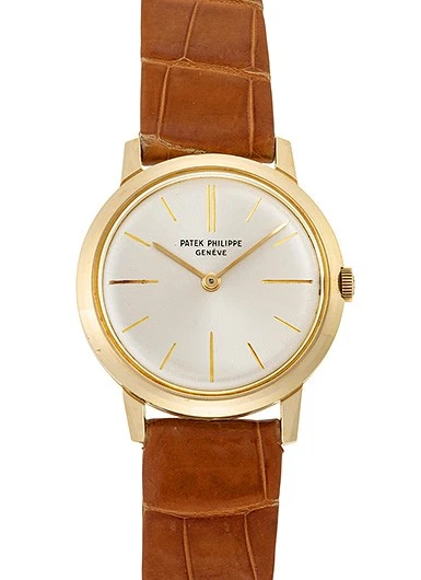 Patek Philippe — Patek Philippe Calatrava 2593 Yellow Gold 32mm Mechanical (Manual) #KMW535