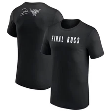 Black The Rock Final Boss T-Shirt