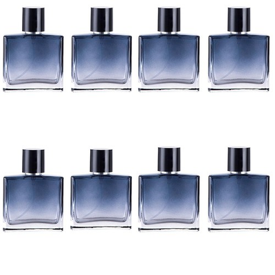 #ad Empty Perfume Bottle Refillable 8PCS 30ml Glass Gradient Blue Travel Spray At... $32.99