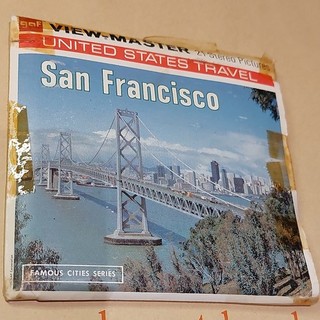 1970 San Francisco California USA VIEWMASTER 3 Rollen etc View Master A 166
