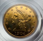 1904 Liberty Head Quarter Eagle $2.5 Gold PCGS MS63