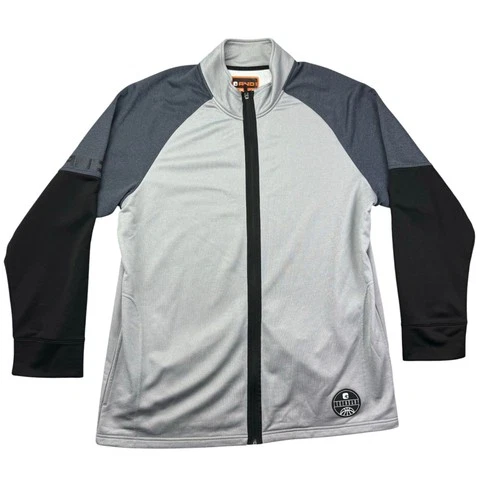 AND 1 Jacket Mens Extra Extra Large Gray Long Sleeve Basketball Pockets Full Zip - product listing photo