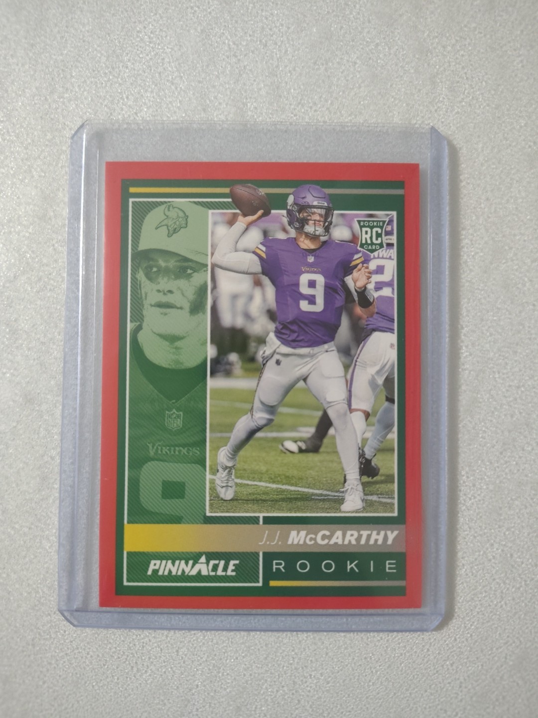 2024 Panini Encore #235 J.J. McCarthy Red #/49