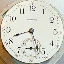  16 Size Am WALTHAM 17J Gr 625 M 1889 OF Pocket Watch Movement Parts Repair N4