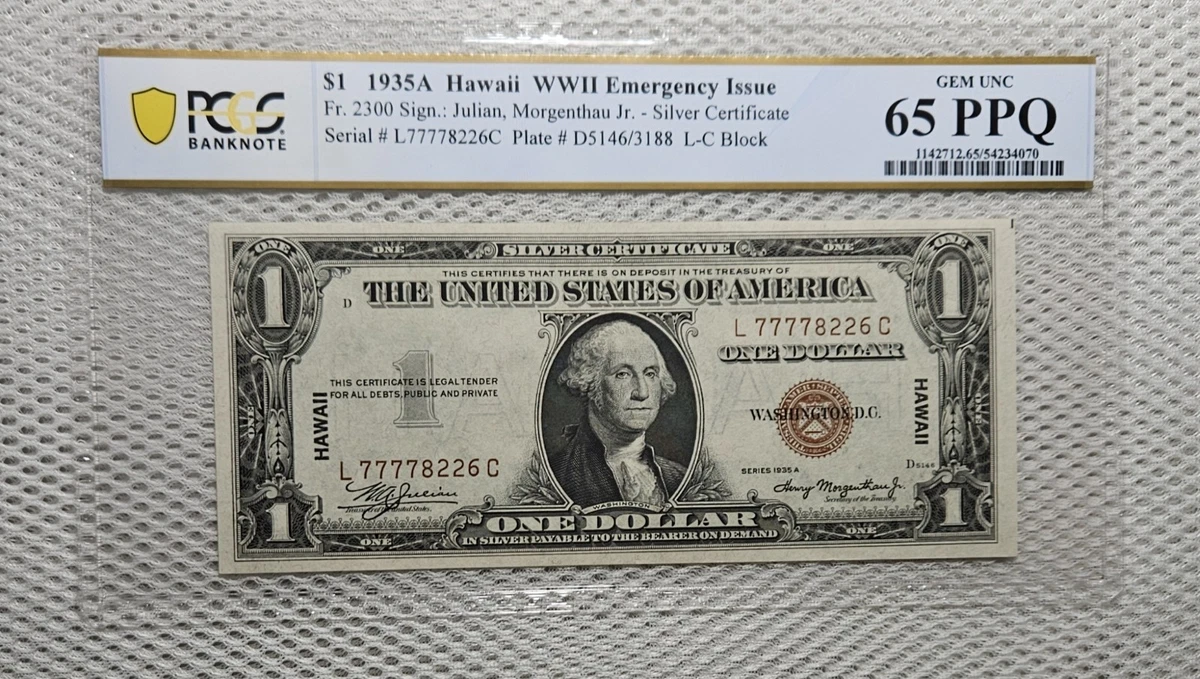 Uncirculated $1 US Hawaii Overprint Notes Africa Notes for sale | eBay