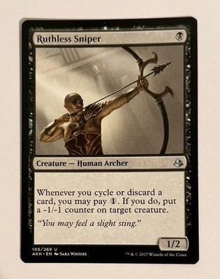 Ruthless Sniper #105 (LP) Amonkhet AKH Magic MTG