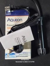 Aqueon Aquarium Fish Tank Preset Heater Up To 40 Gallons, 100 Watts - 78 degrees