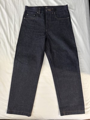 APC Achille Jeans Indigo Raw Denim Straight Loose-Size 29-Brand New Unaltered