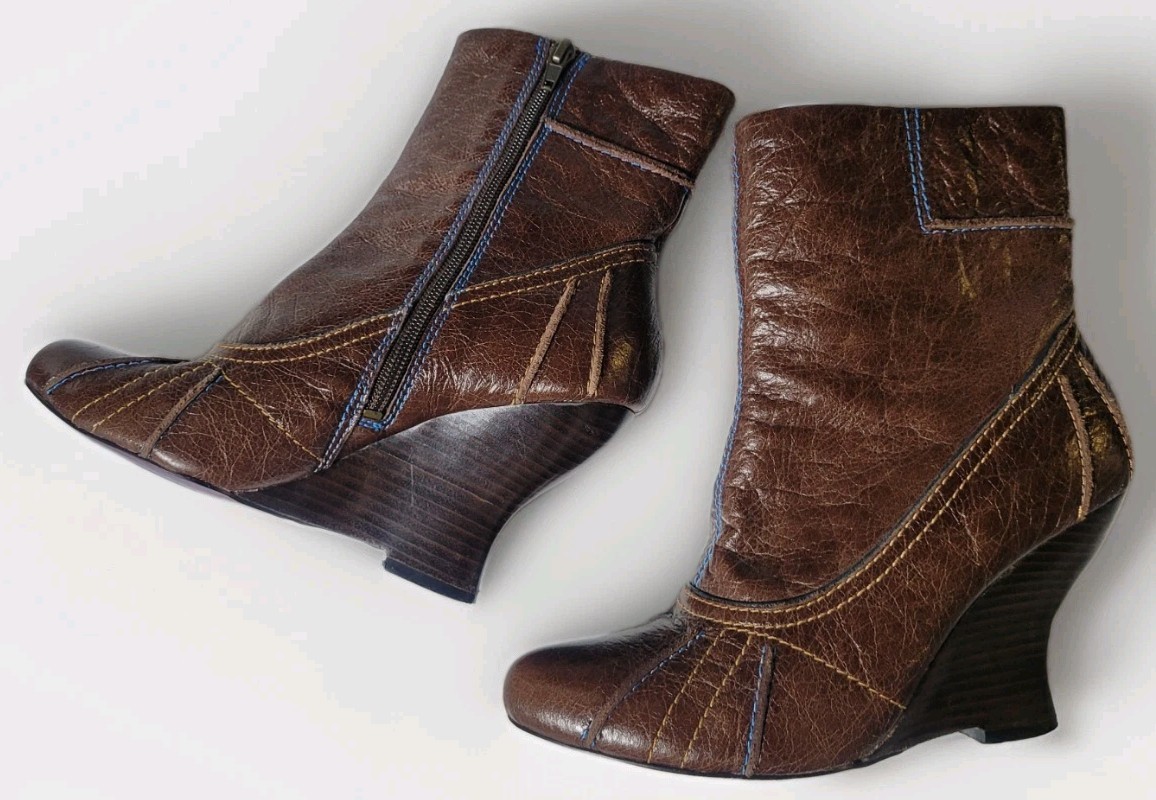 希少 Art Company Wedge Bootie 38(24㎝) $_57.JPG?set_id=880000500F