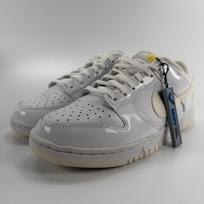 Nike Dunk Low Valentines Day Yellow Heart FD0803-100 Womens Size 7.5 White Shoes