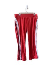 Vintage Y2K low rise Nike cropped capri workout pants athletic stripe athletic