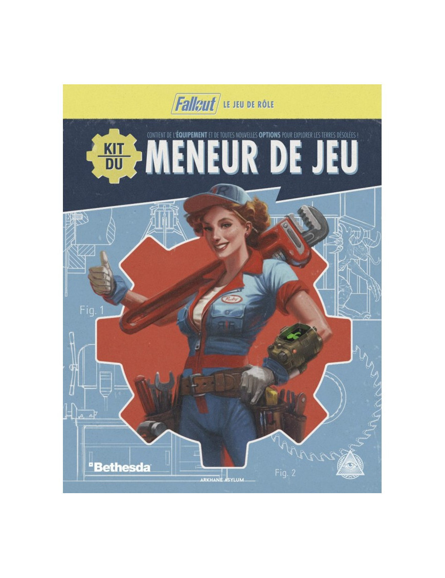 Fallout Le Jeu de rôle Kit Du meneur FR univers post-apocalyptique ASYFAL05FR