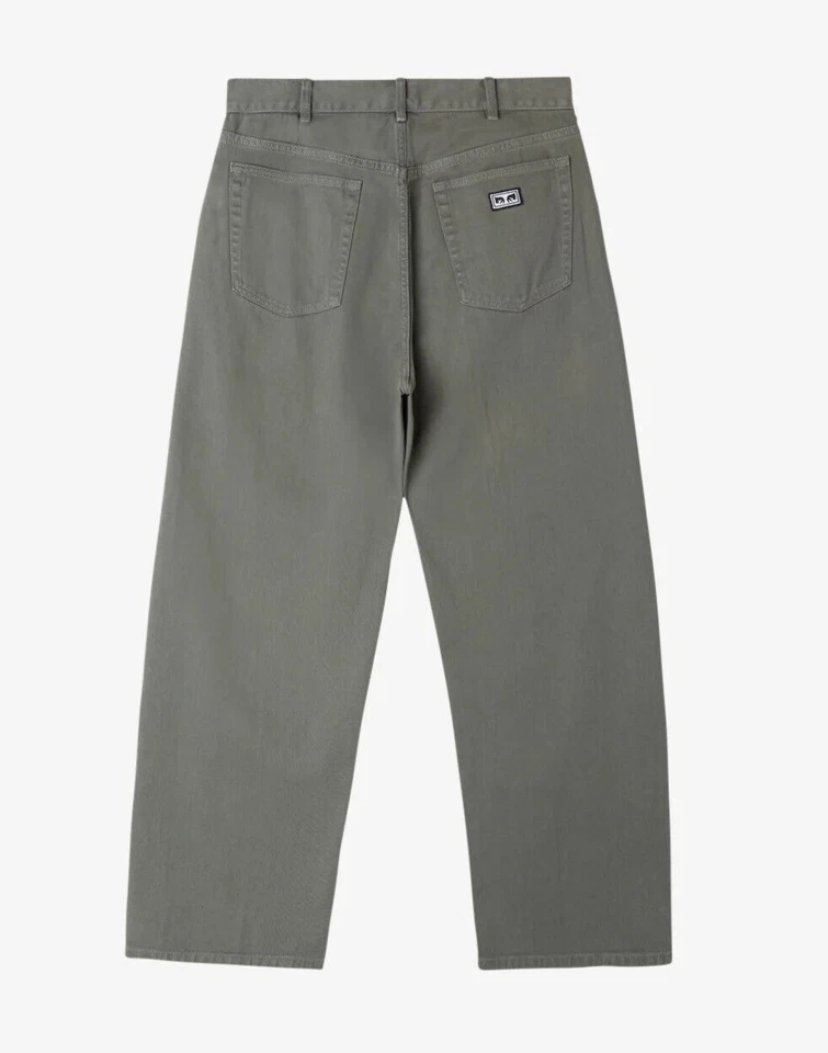 Obey Men's Denim Jeans Bigwig Baggy Laurel Wreath Size 32 NWT - Image 2 of 4