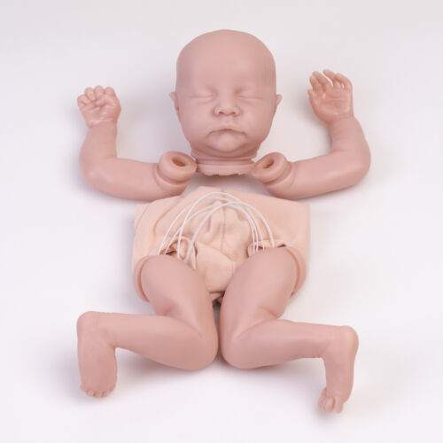 20" Reborn Doll Kits Realistic Unpainted Vinyl Silicone Newborn Kit Baby Parts - Picture 2 of 11