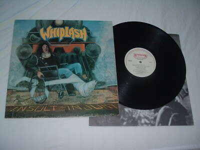 WHIPLASH Insult To Injury '89 RARE !! US 1st press NMint awesome