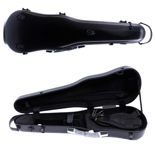 3/4 4/4 size Violin case lightweight New Carbon Fiber hard shell box Waterproof - Picture 2 of 5