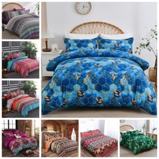 Bohemia Boho Duvet Cover Set Bedding Set Pillowcases Single Double King Size