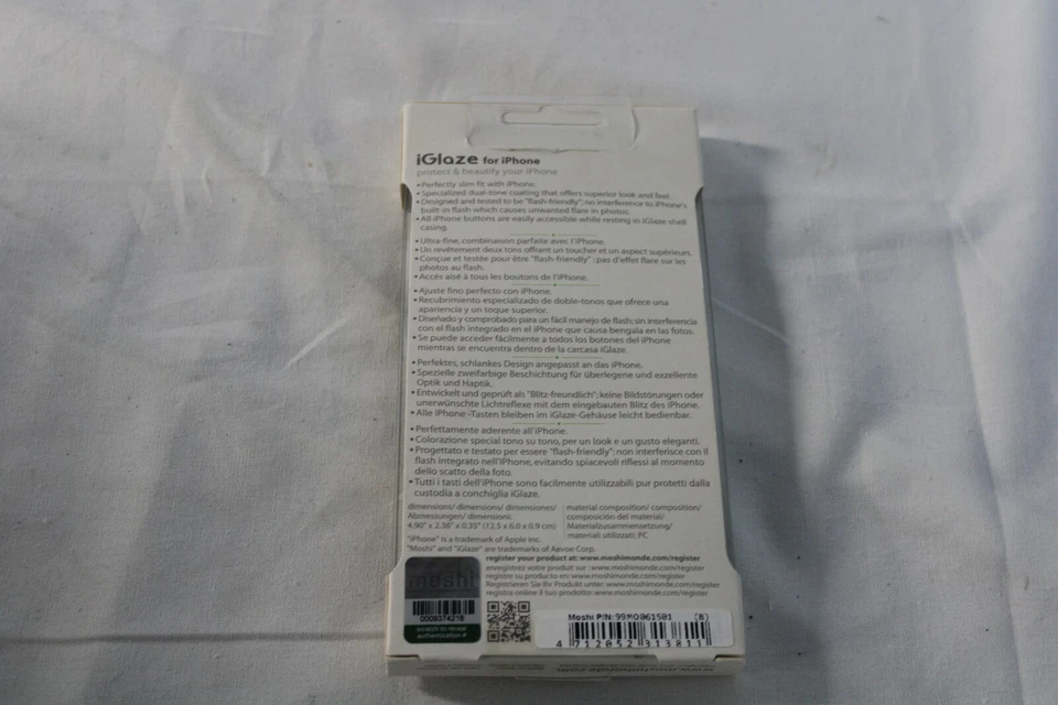 Moshi iGlaze Remix para iPhone Funda Híbrida para iPhone 5 Azul NUEVA Foto 2 de 2