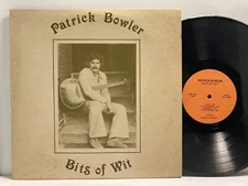 Patrick Bowler - Bits of Wit LP - Tested VG Private Label Rare Loner Folk