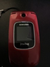 Samsung Jitterbug J SPH-A310 Red 2.1" Screen Single SIM GreatCall Cell Phone