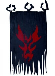 Moria Orks Banner Herr Der Ringe Fahne Orig Replica 95x160 Cm Neu Ebay