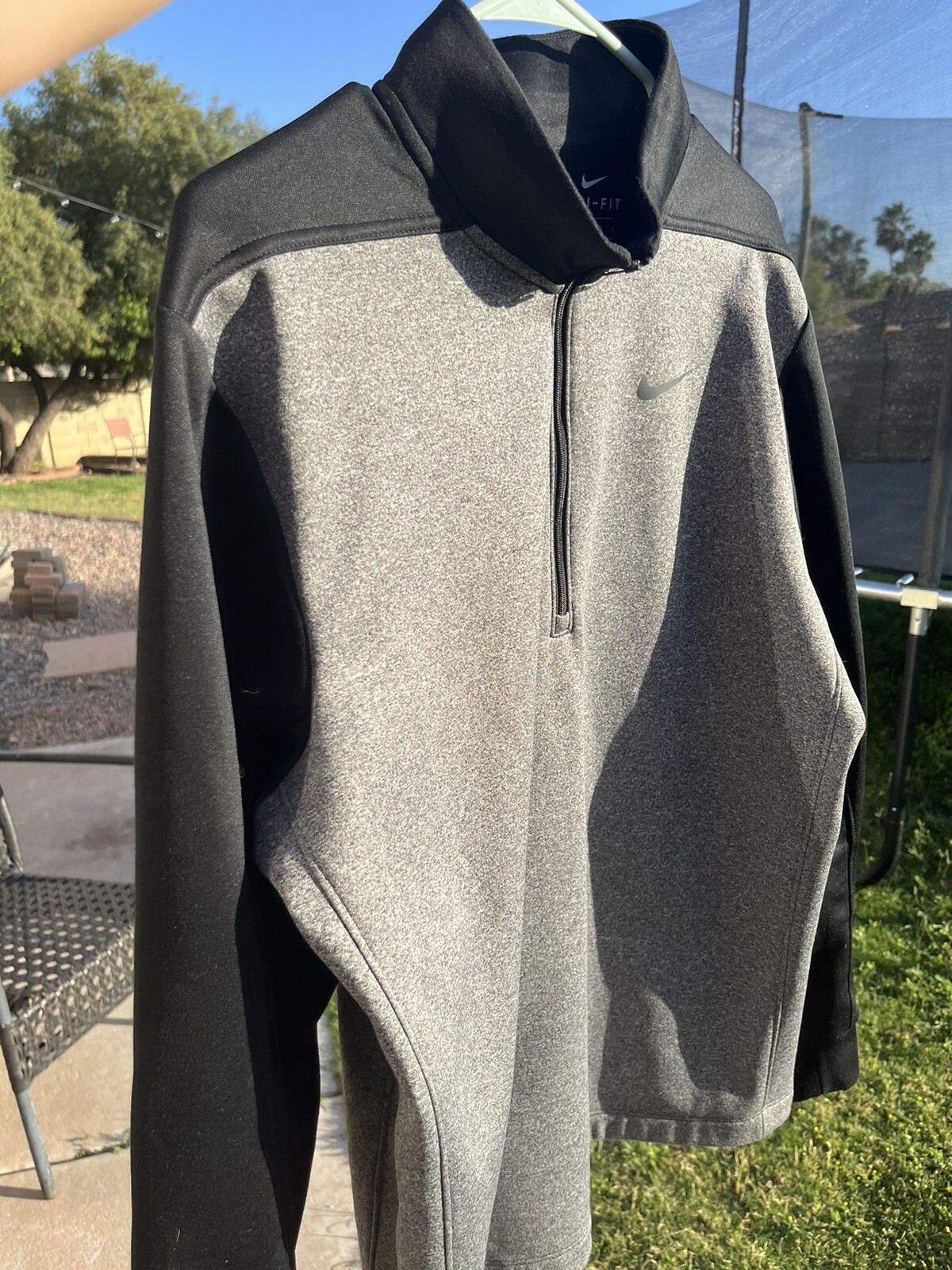 nike Dri-fit sweatshirt Quarter Zip size L | eBay