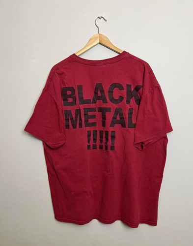 2006 Carpathian Forest Fu ck You All Black Metal Band Tshirt Red XL - Picture 2 of 6