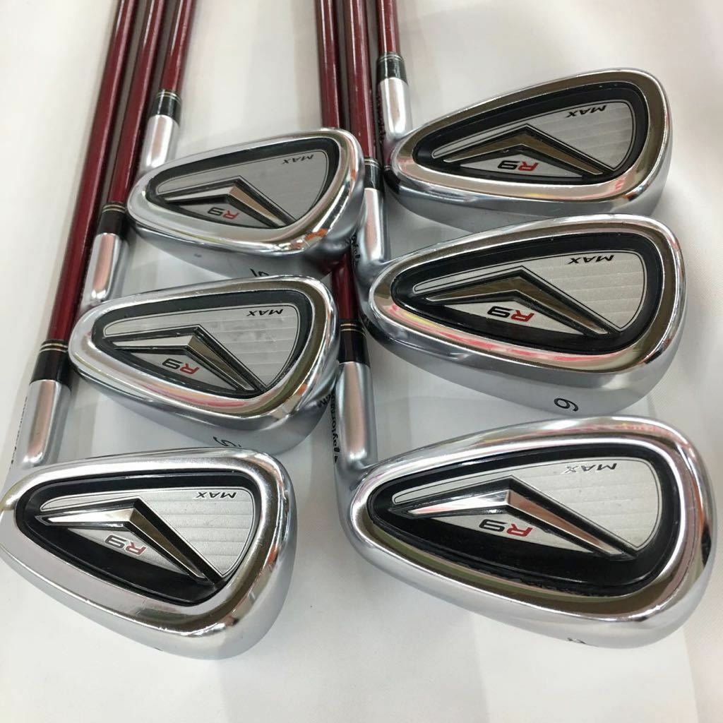 TaylorMade R9 SUPERMAX アイアン6本セット Golf Iron Set TaylorMade R9 Max Motore 55 (R) 6pcs 5-P JAPAN