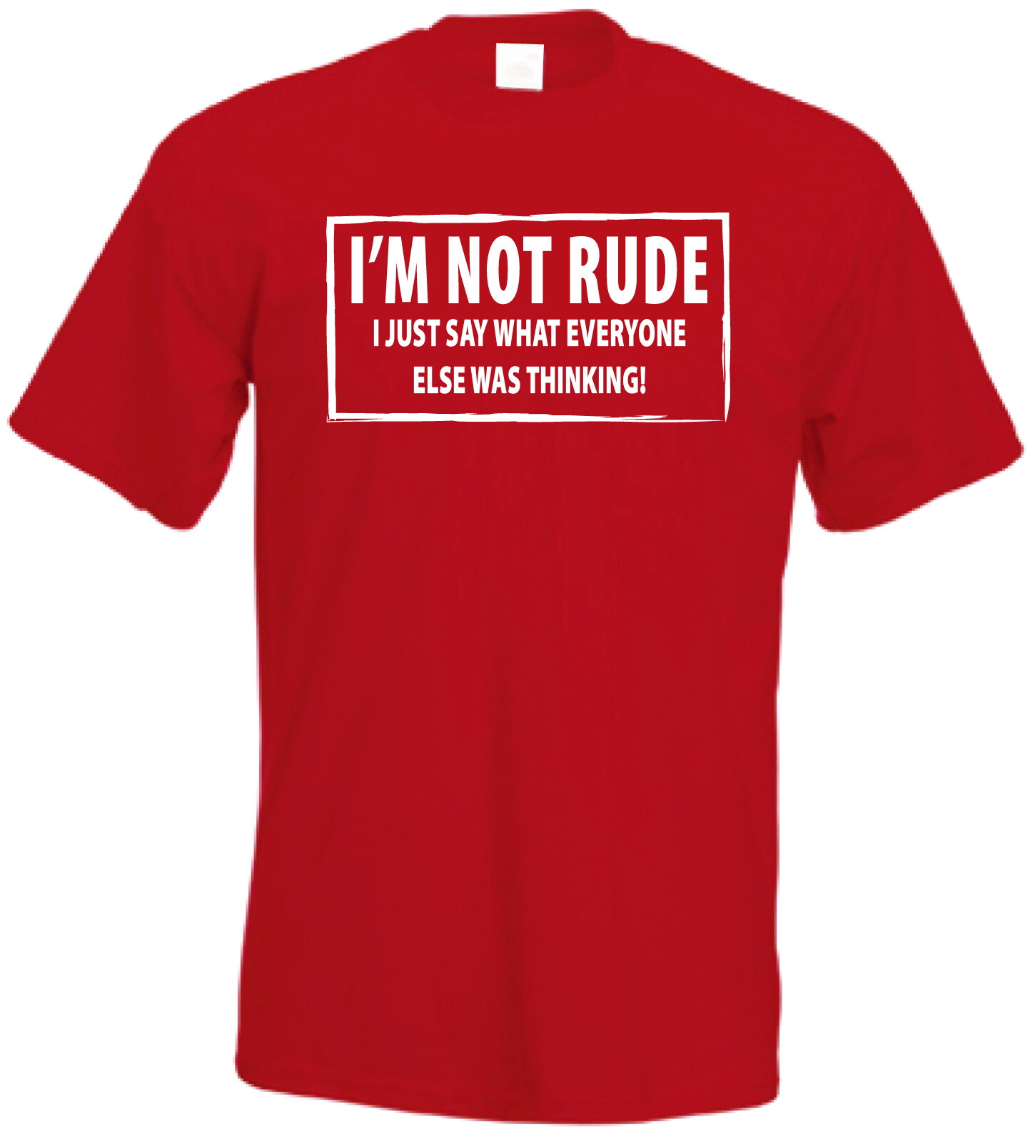 I'M NOT RUDE novelty Tshirt I Just say Funny mens womens Rude Sarcastic joke eBay
